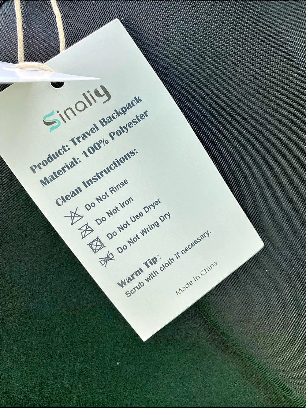 Sinaliy Travel Backpack Black NWT - Picture 10 of 10